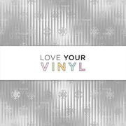 Silver Christmas Snowflakes Patterned Vinyl LYV_952